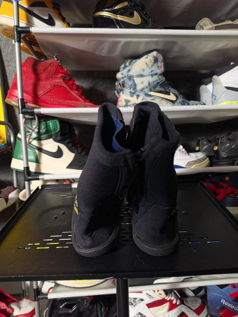 🔥 Men's Black Neoprene Water Boots Size 9 Diving Scuba Booties